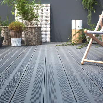 Ash WPC Homogeneous Deck plank profile